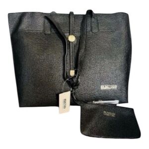 Kenneth Cole Textured Black Tote Bag